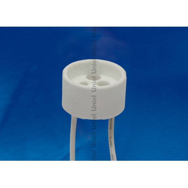 Патрон керамический для лампы на цоколе GU10. Uniel