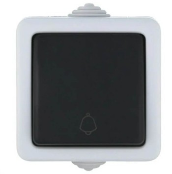 EF600SD Выключатель-кнопка одноклавишый с самовозвратом, IP54, серия LK Aqua, LK Studio