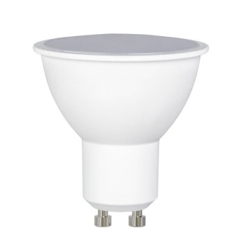 LED-JCDR-10W/NW/GU10/NR Лампа светодиодная. Форма "JCDR", матовая. Серия Norma. Белый свет (4000K). Картон. ТМ Volpe