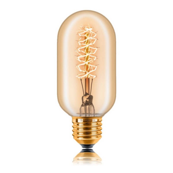 Ретро лампа накаливания E27, золотой,  Sun Lumen