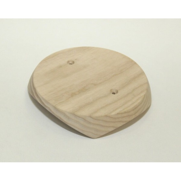 Круглая накладка для светильника D138, на бревно/плоская, серия Свет, Clever Wood