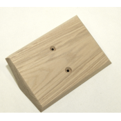 Накладка для сдвоенной розетки, универсальная, между блок-хауса, серия Прямой угол НМ, Clever Wood