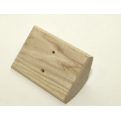 Накладка для сдвоенной розетки, универсальная, между бревен, серия Прямой угол НМ, Clever Wood