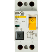Выключатель дифференциального тока (УЗО) 2п ВД1-63 16A 30мA(Электромеханическое) (MDV10-2-016-030)