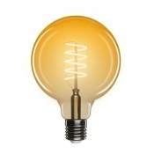 Лампа светодиодная филаментная Фотон E27 4W 2200K, тонированная золото