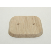 Накладка одноместная, серия Радиус 22, Clever Wood