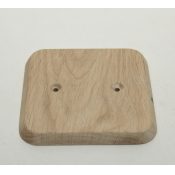 Накладка одноместная, серия Радиус 8, Clever Wood