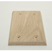 Накладка двухместная, универсальная, серия Прямой угол НМ, Clever Wood