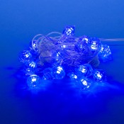 ULD-S0280-020/DTA BLUE IP20 DIAMONDS Гирлянда светодиодная «Бриллианты», с контроллером, 2,8м. 20 светодиодов. Синий свет. Провод прозрачный. Uniel.