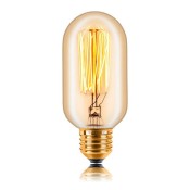 Ретро лампа накаливания E27, золотой, Sun Lumen
