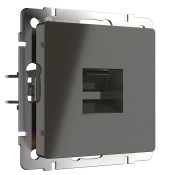 W1181007/ Розетка Ethernet RJ-45 (серо-коричневый)